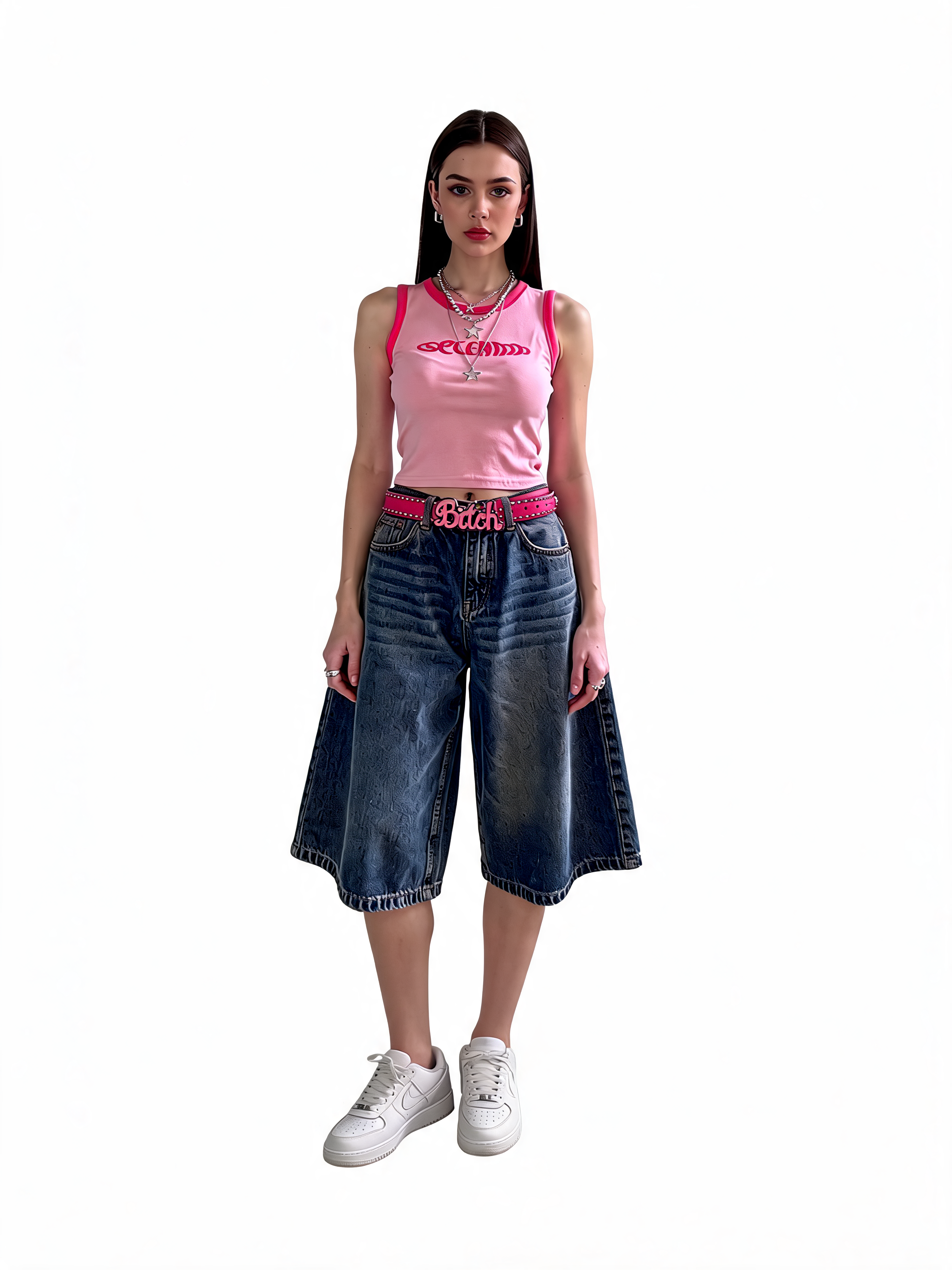 Tætsiddende Ærmeløs Camisole-top